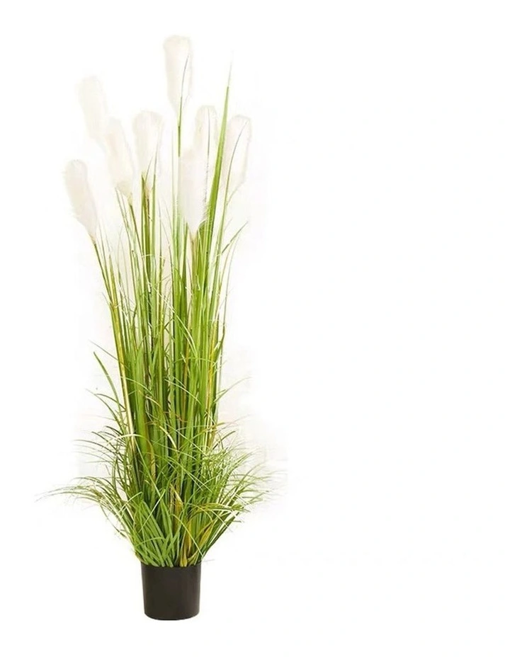 Potted Reed Grass Artificial Plant 120cm in Multi
