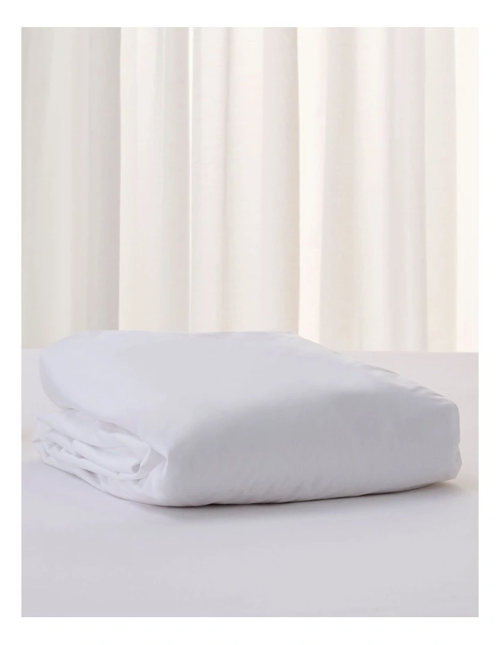 Elegance Tencel Jersey Mattress Protector in White
