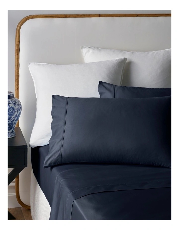 1000TC Egyptian Cotton Blend CVC Sheet Set in Charcoal