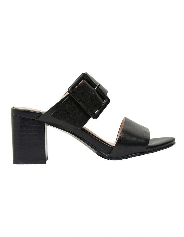 Nate Black Glove Sandals