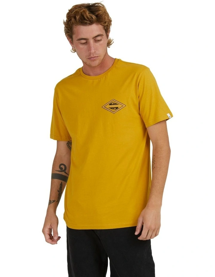 Reverse Logo T-Shirt in Yellow