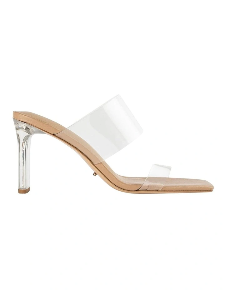 Chicago Clear Vinylite/Skin Nappa Heels