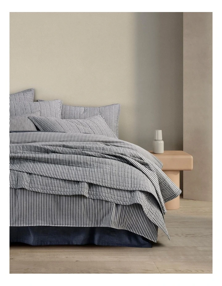 Reilly Stripe Sham in Atlantic