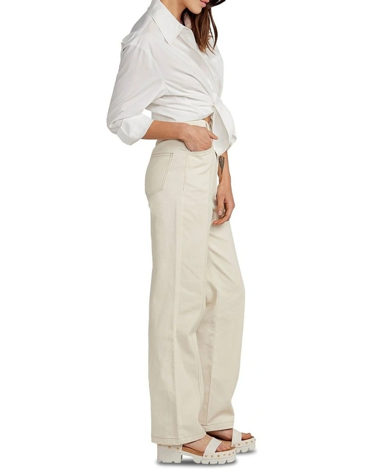 Obsessed Straight Leg Pant in Ivory