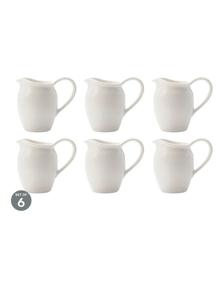 White Basics Jug 330ML Set of 6