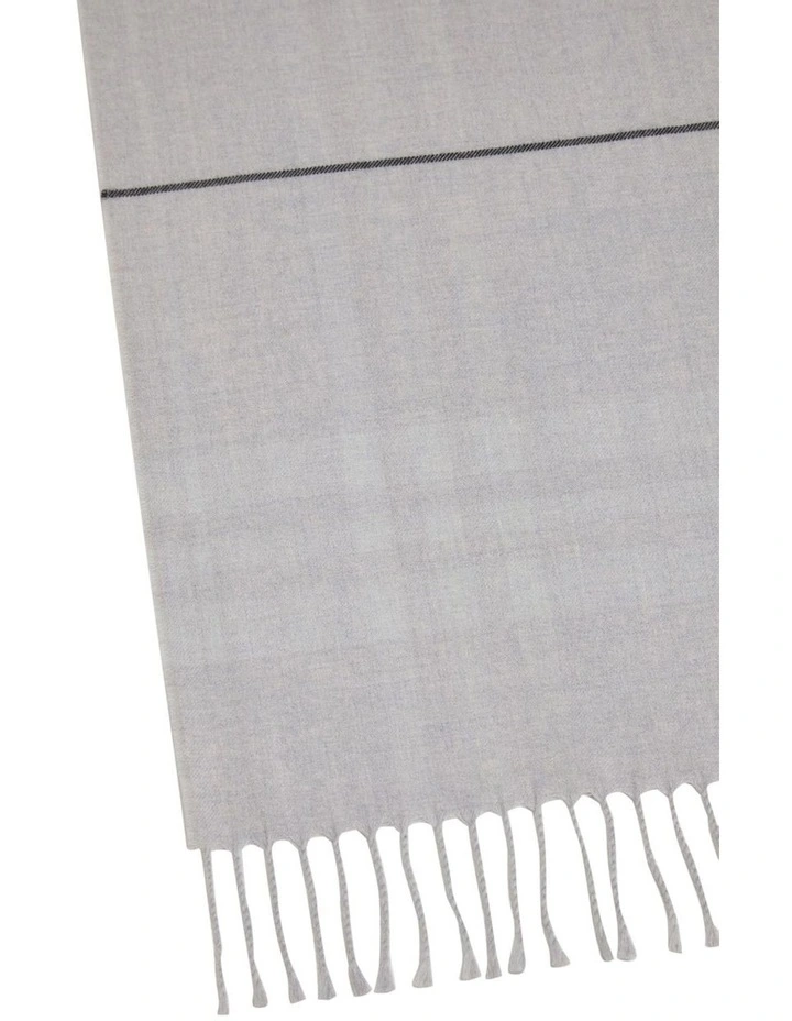 Clint Check Scarf in Grey