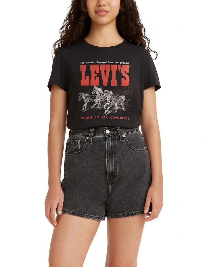Perfect T-shirt in Black Oyster
