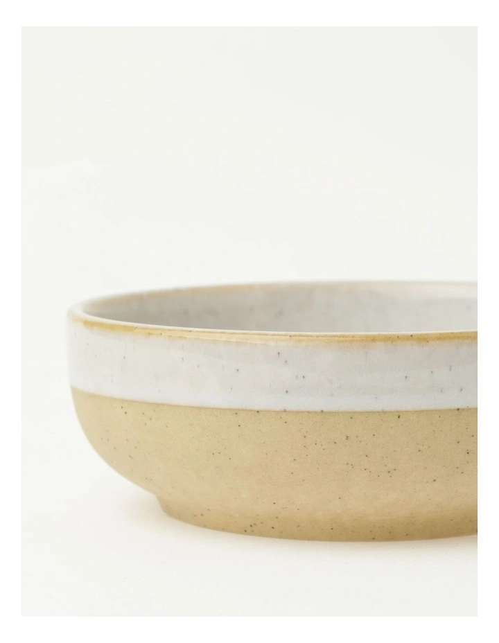 Esperance Wiped Edge Tapas Bowls Set of 4 in White/Sand