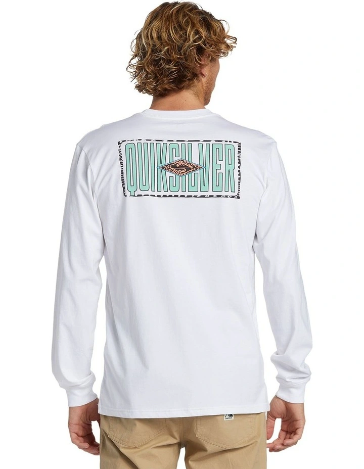 Fossilized Long Sleeve T-shirt in White