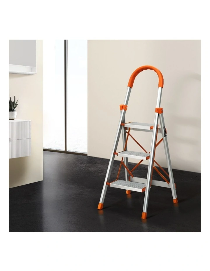 3 Step Aluminium Ladder Multi-Purpose Folding