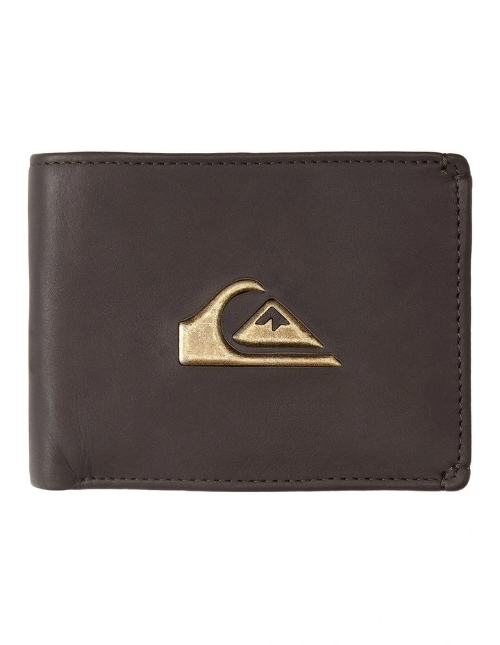 New Miss Dollar Bi-Fold Leather Wallet in Chocolate Brown