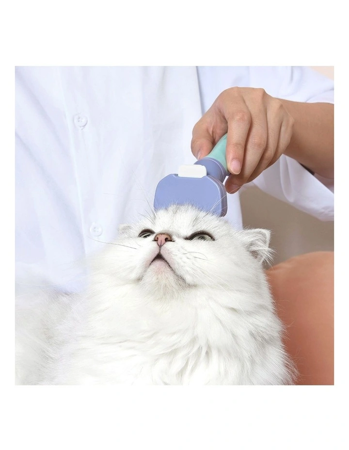T10 Self-Cleaning Cat Short Hair Removal Small Comb in Multi
