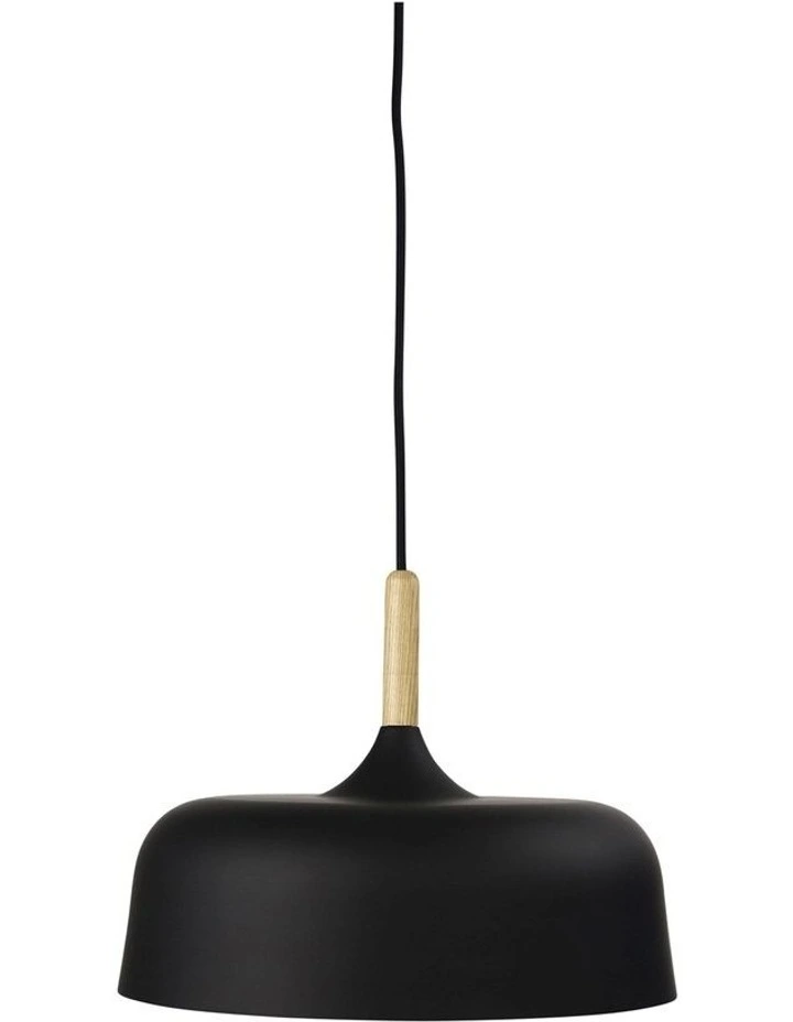Malt 32cm Modern Pendant Light Black