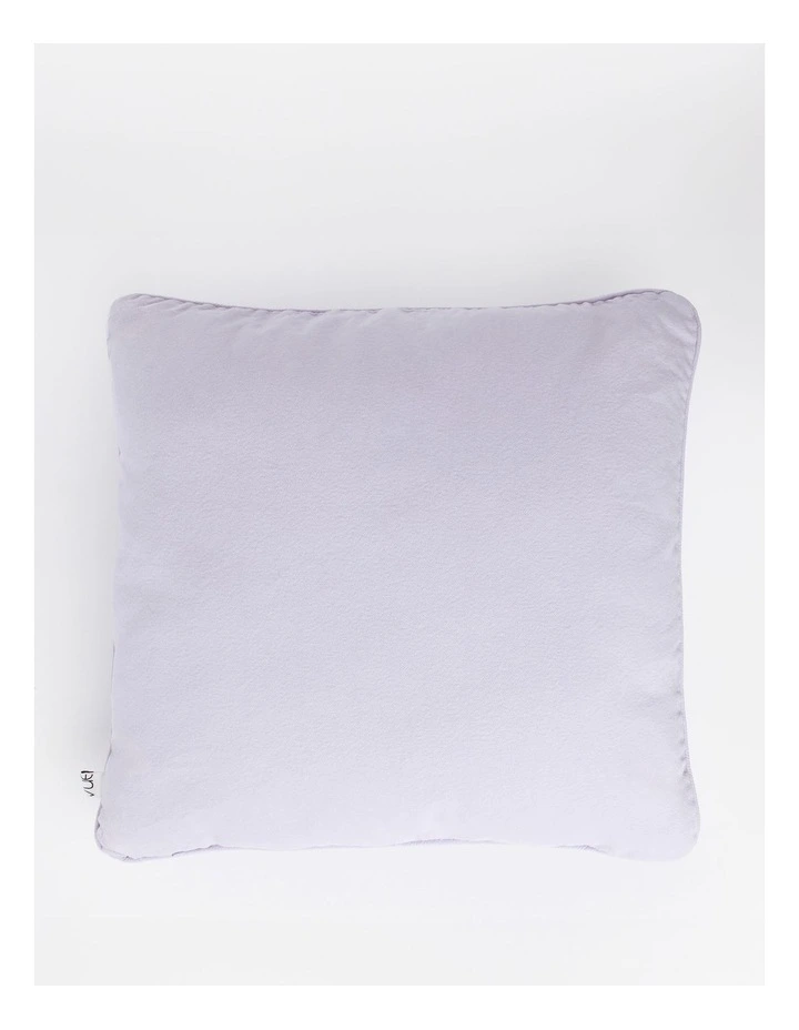 Dallas Stonewashed Cushion in Purple Heather