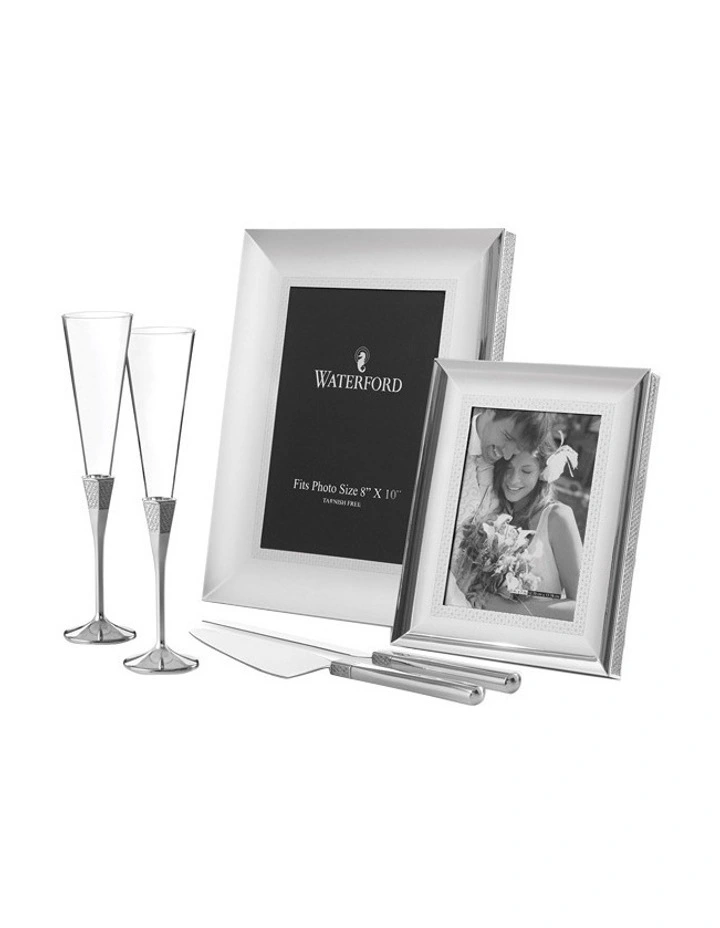 Lismore Diamond 8"x10" Photo Frame Silver