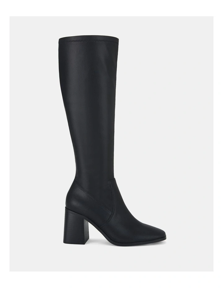 Ozzy Boots in Black Smooth