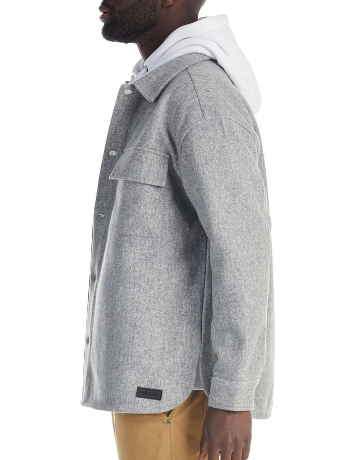 Durant Shacket in Grey