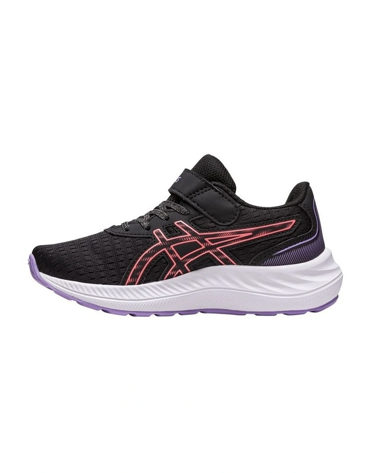 Pre Excite 9 Pre School Sport Shoe in Black