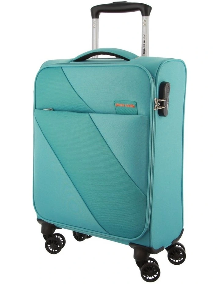 Vivant 55cm Cabin Soft-Shell Suitcase in Turquoise