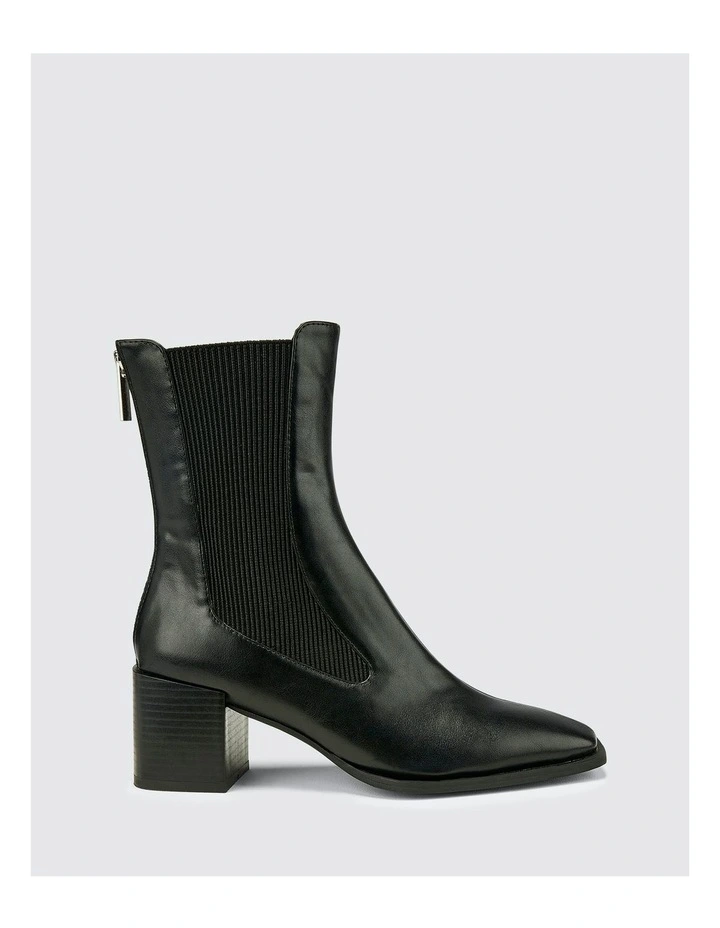 DNA Boots in Black Smooth