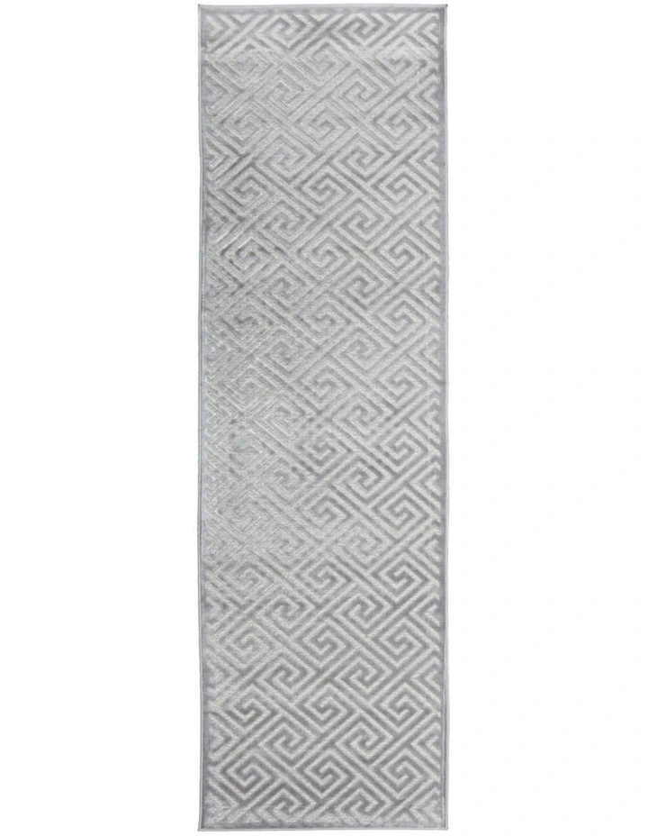 York Alice Rug in Silver