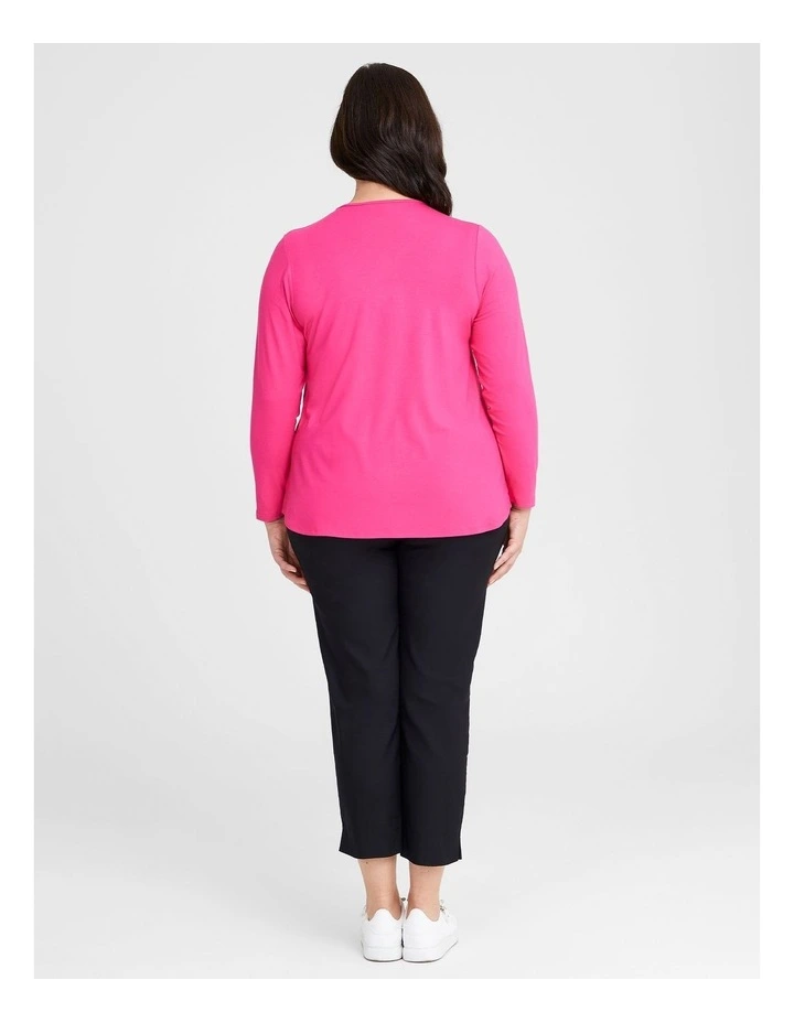 Natural Everyday V-neck Long Sleeve Top