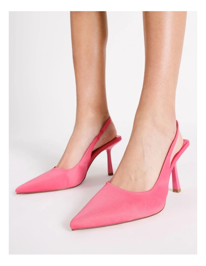 Bliss Neosatin Heeled Shoes in Desert Rose