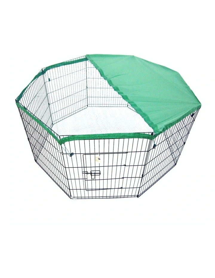 Pet Playpen Net Cover 42inch in Green