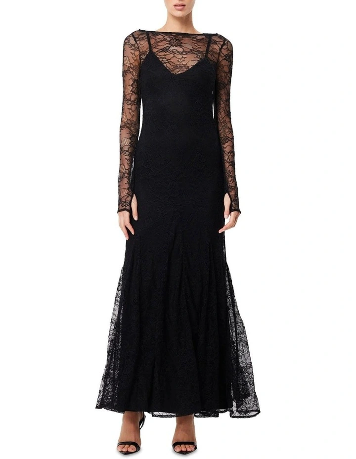 Entwine Maxi Dress in Black