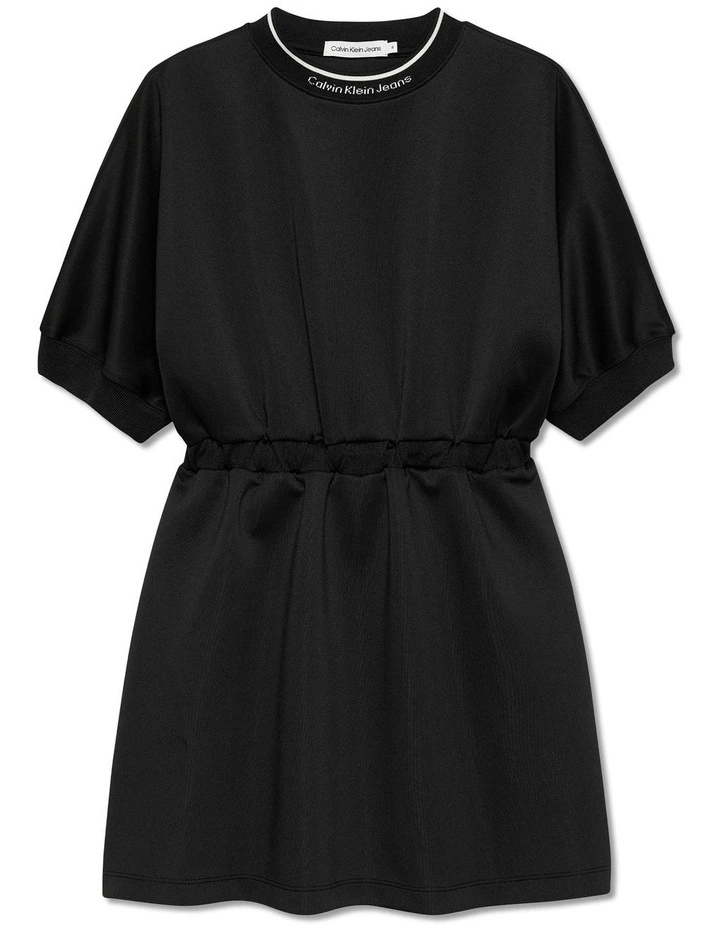 Shine Logo Tape Short Sleeve Dress