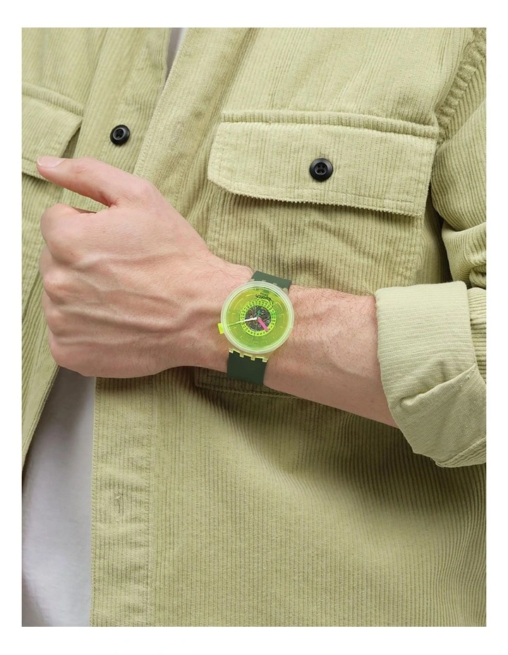 Blinded By Neon Watch in Clear