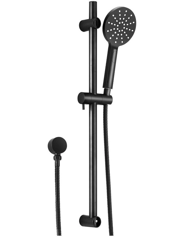 Wall Holder High Pressure Handheld Shower Head in Black