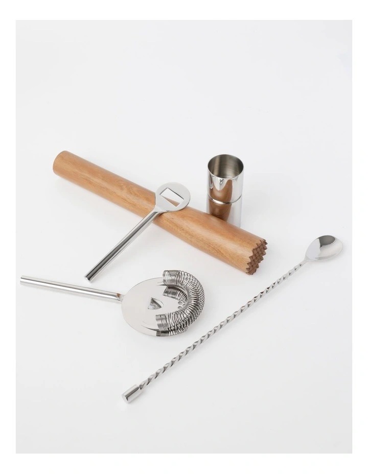 Solstice Bar Tool Set in Stainless Steel