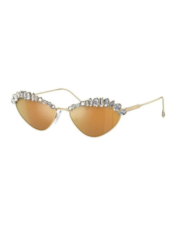SK7009 Sunglasses in Gold