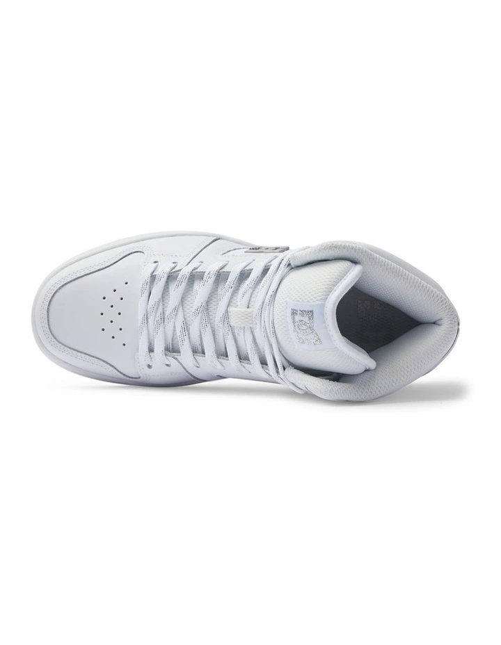 Manteca 4 High-Top Shoes in White/Silver