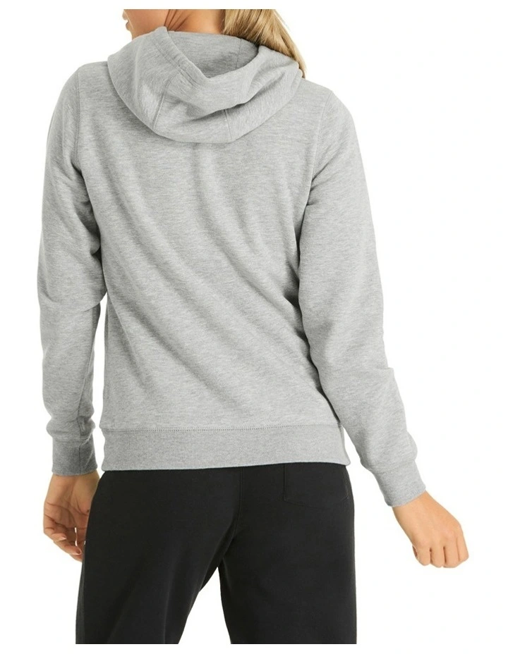 Script Hoodie in Oxford Heather