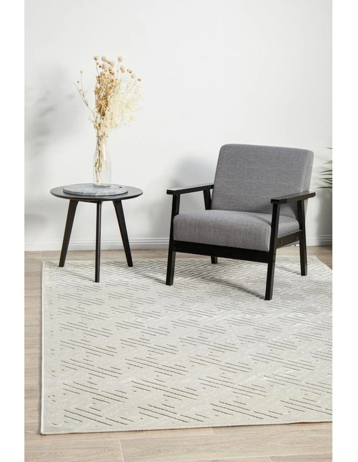 York Alice Rug in White