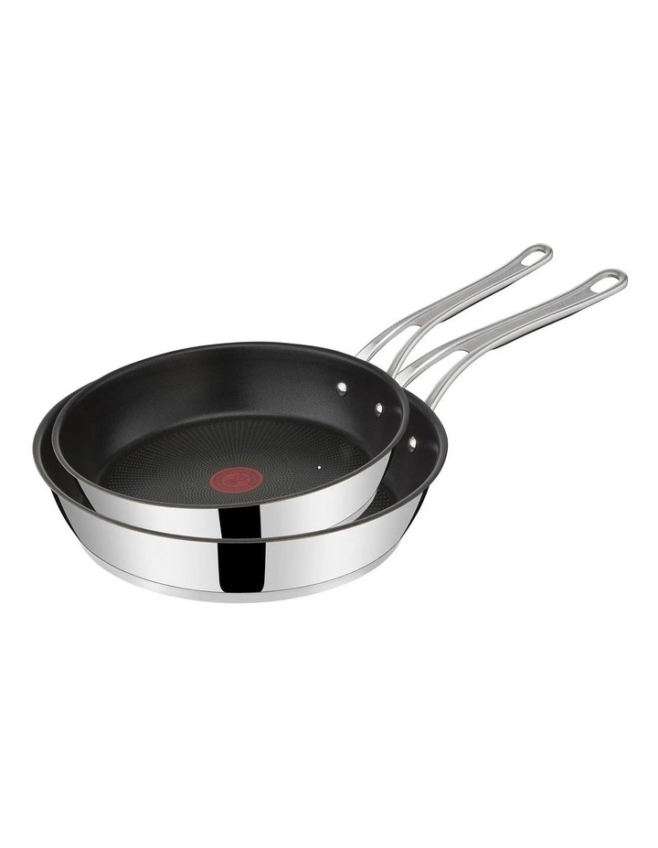 Cooks Classic Induction Frypan Twin Set 24/28cm in Stainless Steel