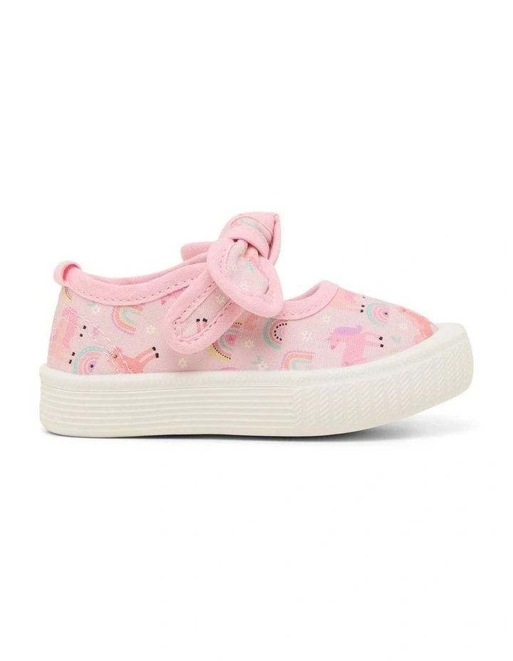 Millie Mary Jane Unicorns Sneakers in Pink