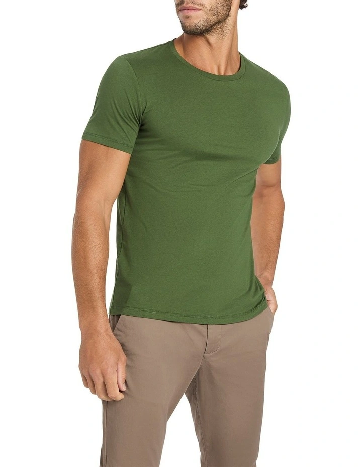Brando Pima Tee in Khaki