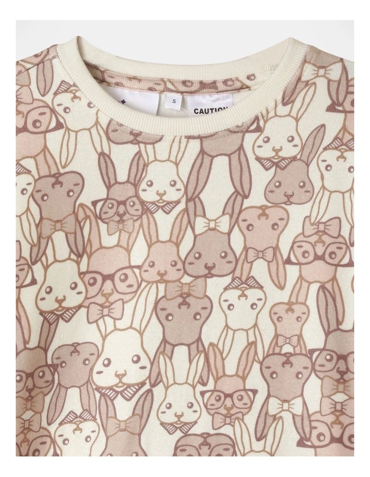 Bunny Pyjama Set in Cream