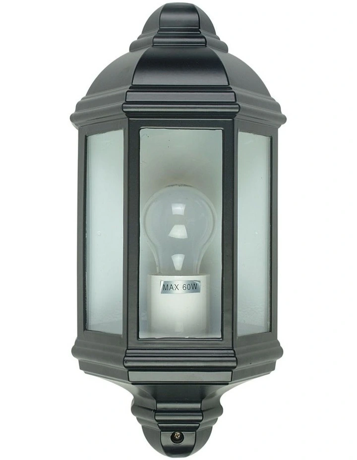 Fenchurch Flush Exterior Light Black