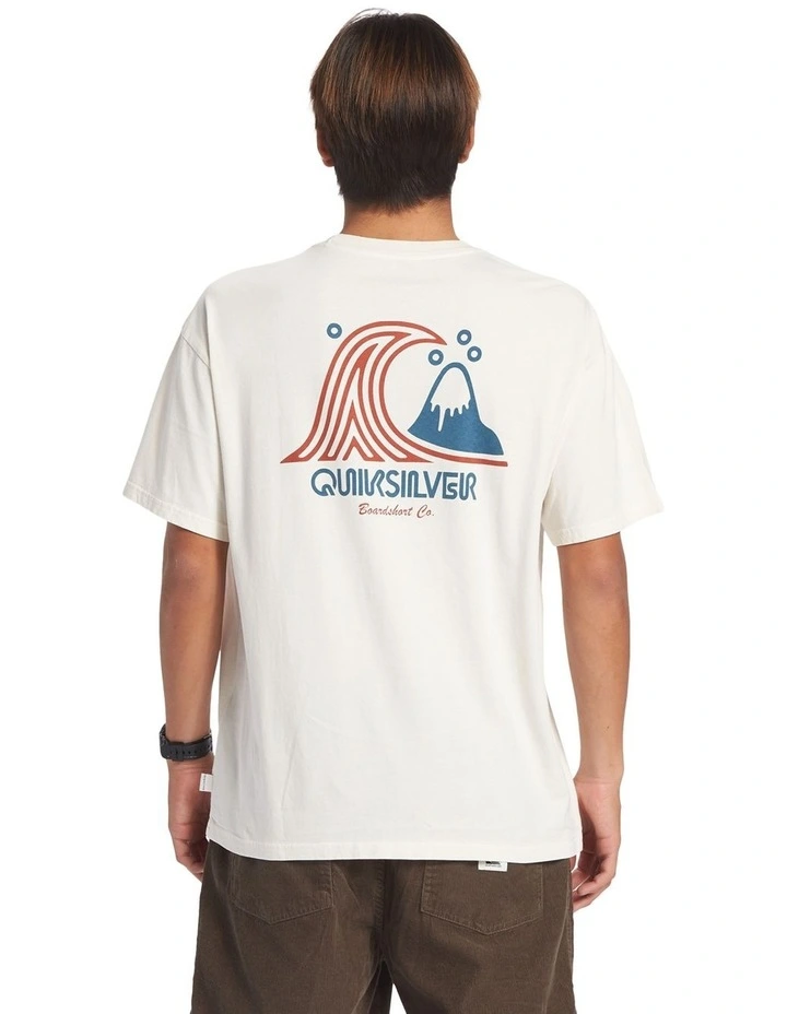 Roadways T-shirt in Gardenia