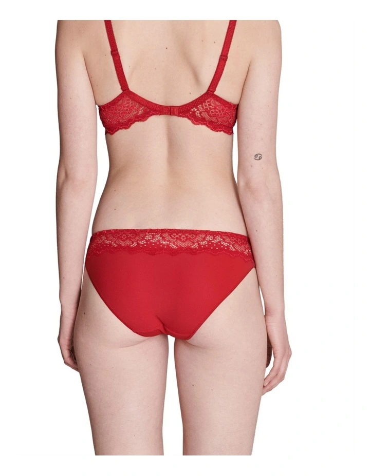 Caresse Bikini Brief in Red