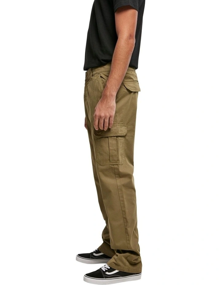 Straight Leg Cargo Pant in Tini Olive