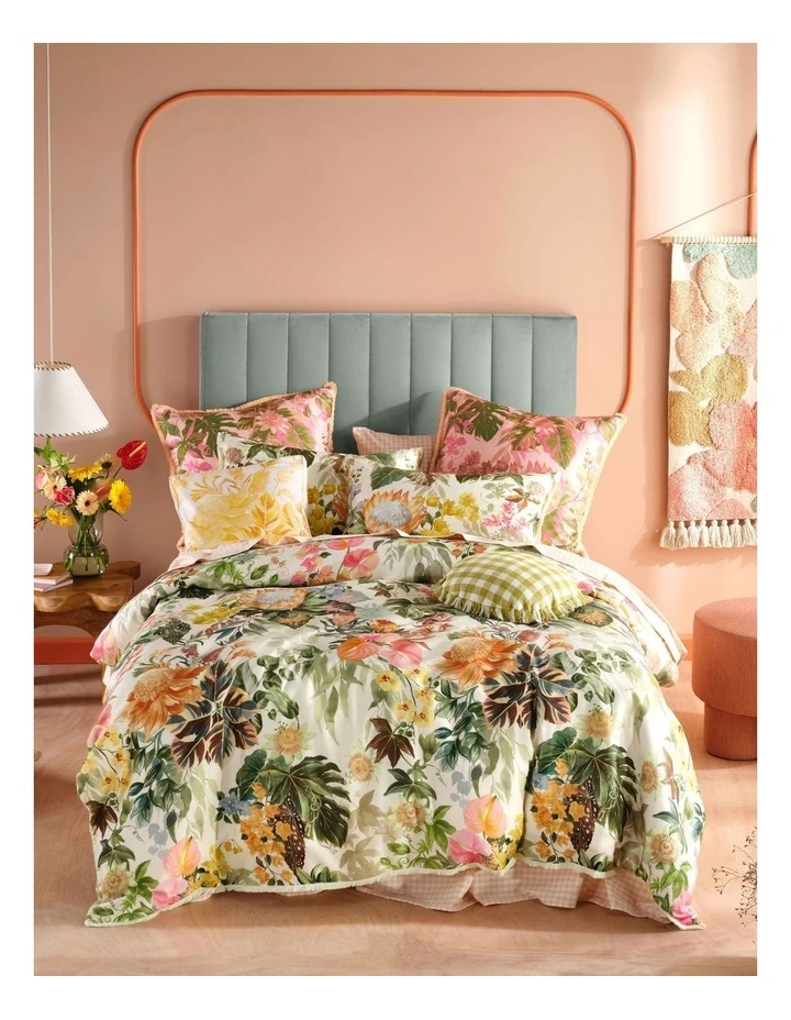 Passionflower Quilt Cover Set in Multi