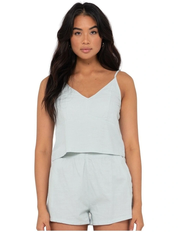 Sweet Water Slip Cami in Green