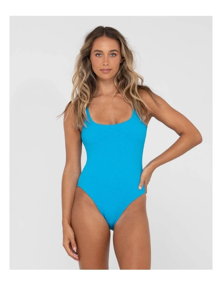 Sandalwood Retro One Piece in Blue