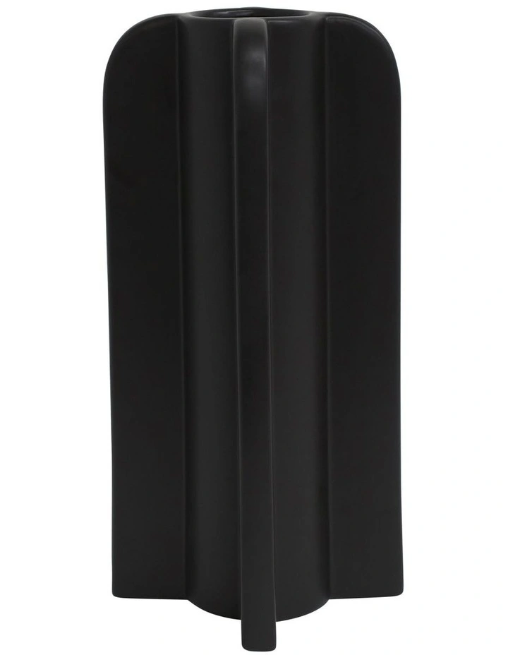 Finn 14x28cm Vase in Black