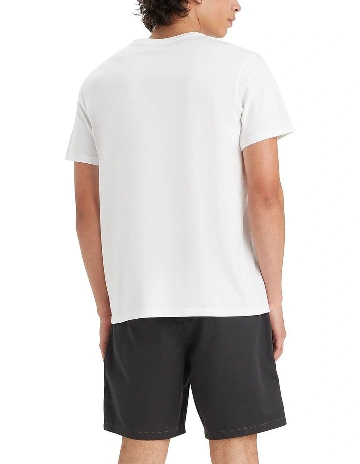 Relaxed Baby Tab Short-Sleeve T-Shirt in White